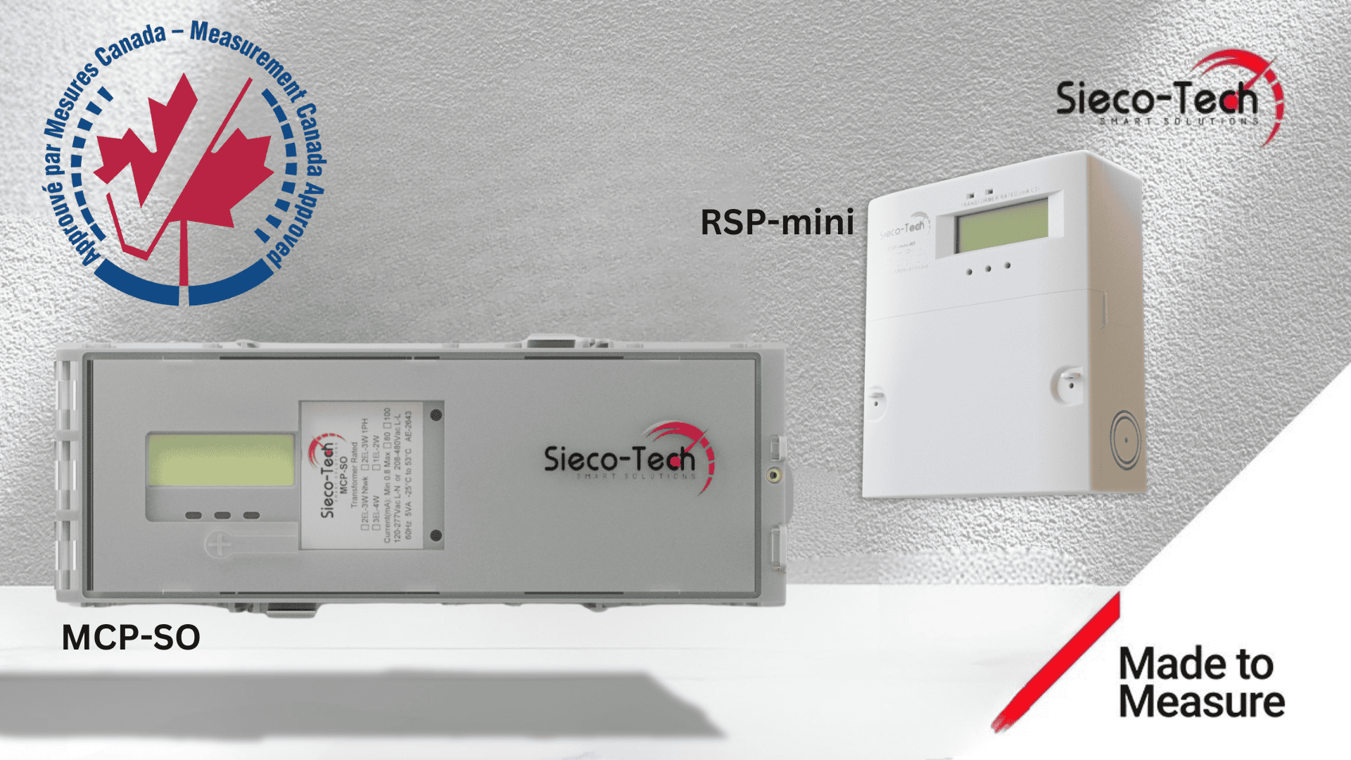 MCP-SO RSP-mini have achieved Measurement Canada Approval